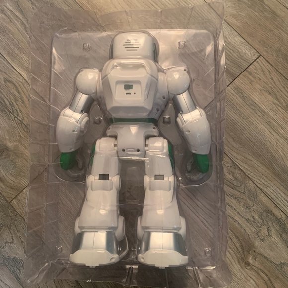 RUKO CARLE LARGE SMART APP PROGRAMMABLE VOICE APP ROBOT TOY GREEN & WHITE - Picture 6 of 7